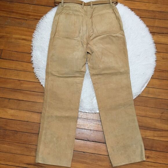 Ralph Lauren %100 suede Leather Pants! Vintage - Picture 5 of 5
